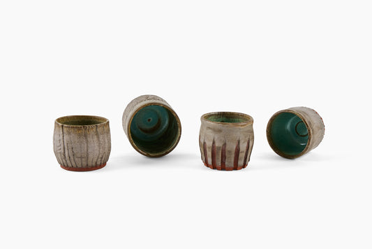 Kevin Willis for Commune Tequila Cups Grey Green