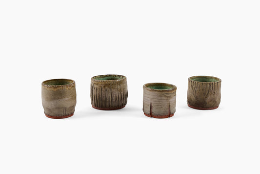Kevin Willis for Commune Tequila Cups Grey Green