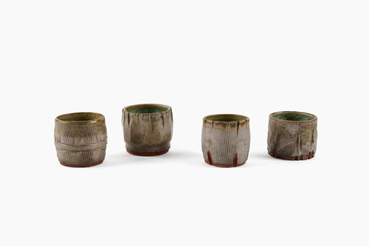 Kevin Willis for Commune Tequila Cups Grey Green