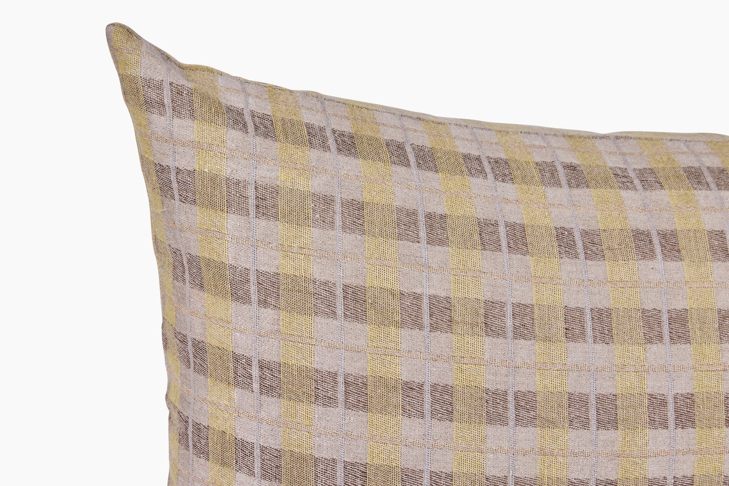Chapelle Industries for Commune Bolster Limone Check