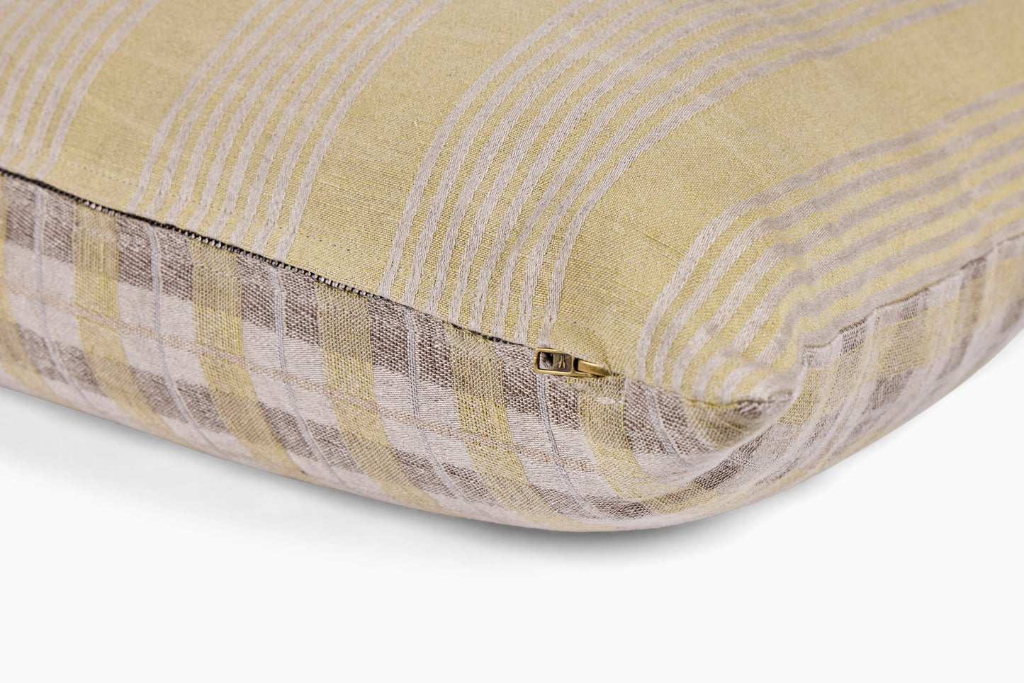 Chapelle Industries for Commune Bolster Limone Check