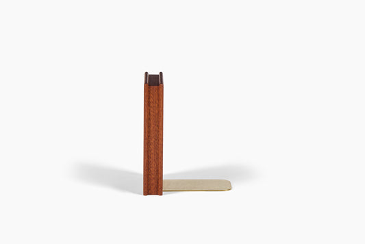 Luck Carpentry Small Sapele Bookend