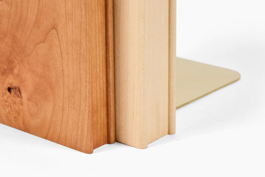 Luck Carpentry Stacked Maple + Cherry Bookend