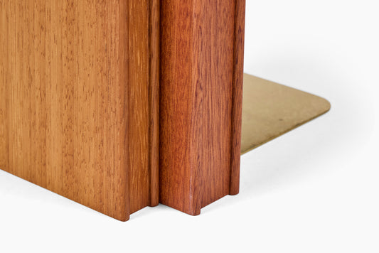 Luck Carpentry Stacked Mahogany + Afrormosia Bookend