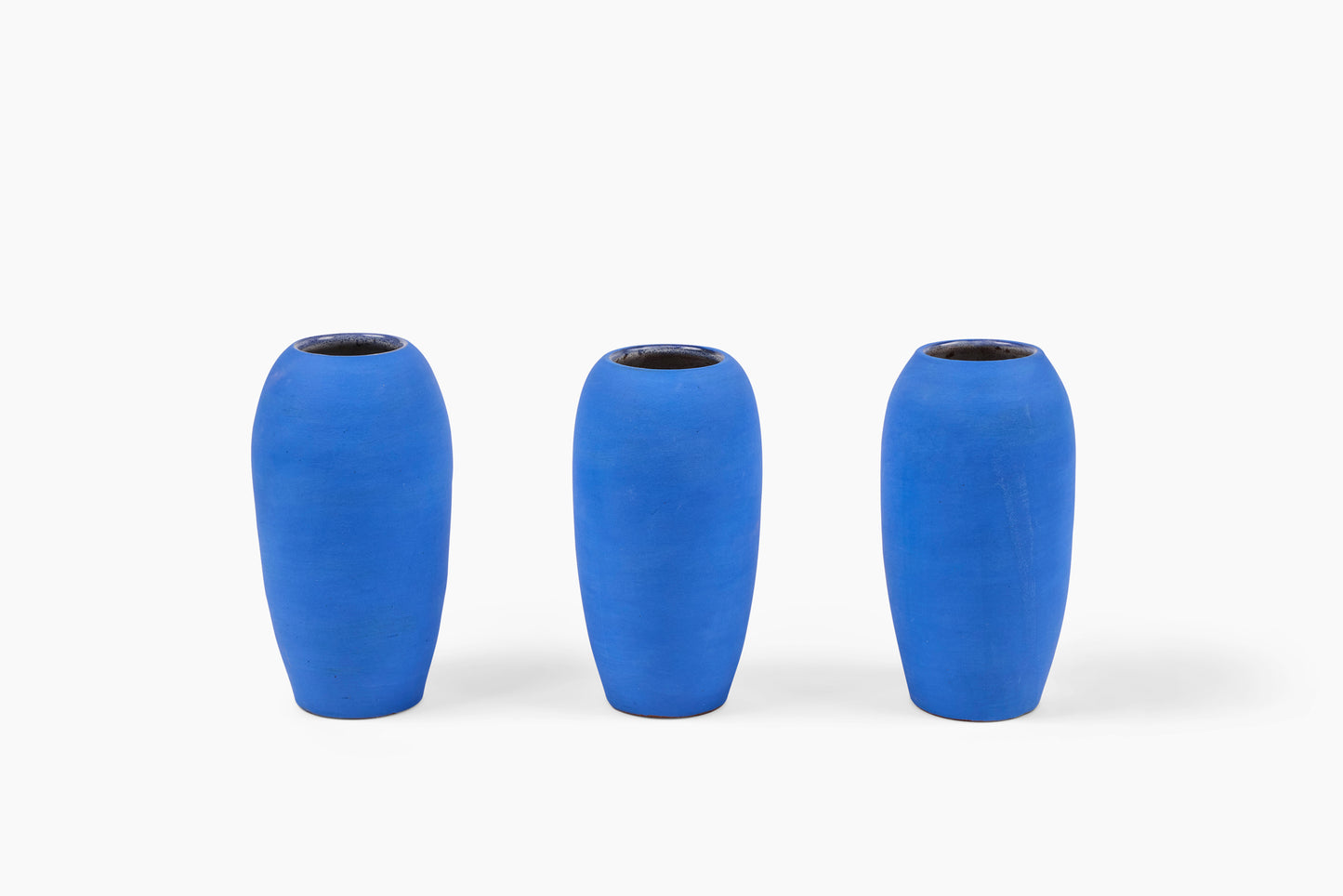 Matt Merkel Hess for Commune Ceramic Vase Matte Blue