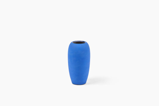 Matt Merkel Hess for Commune Ceramic Vase Matte Blue