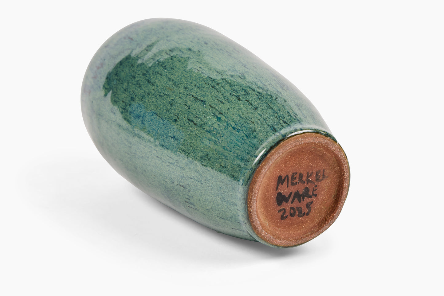 Matt Merkel Hess for Commune Ceramic Vase Jade Green