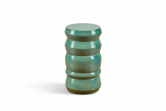Matt Merkel Hess for Commune Ceramic Stool Jade Green