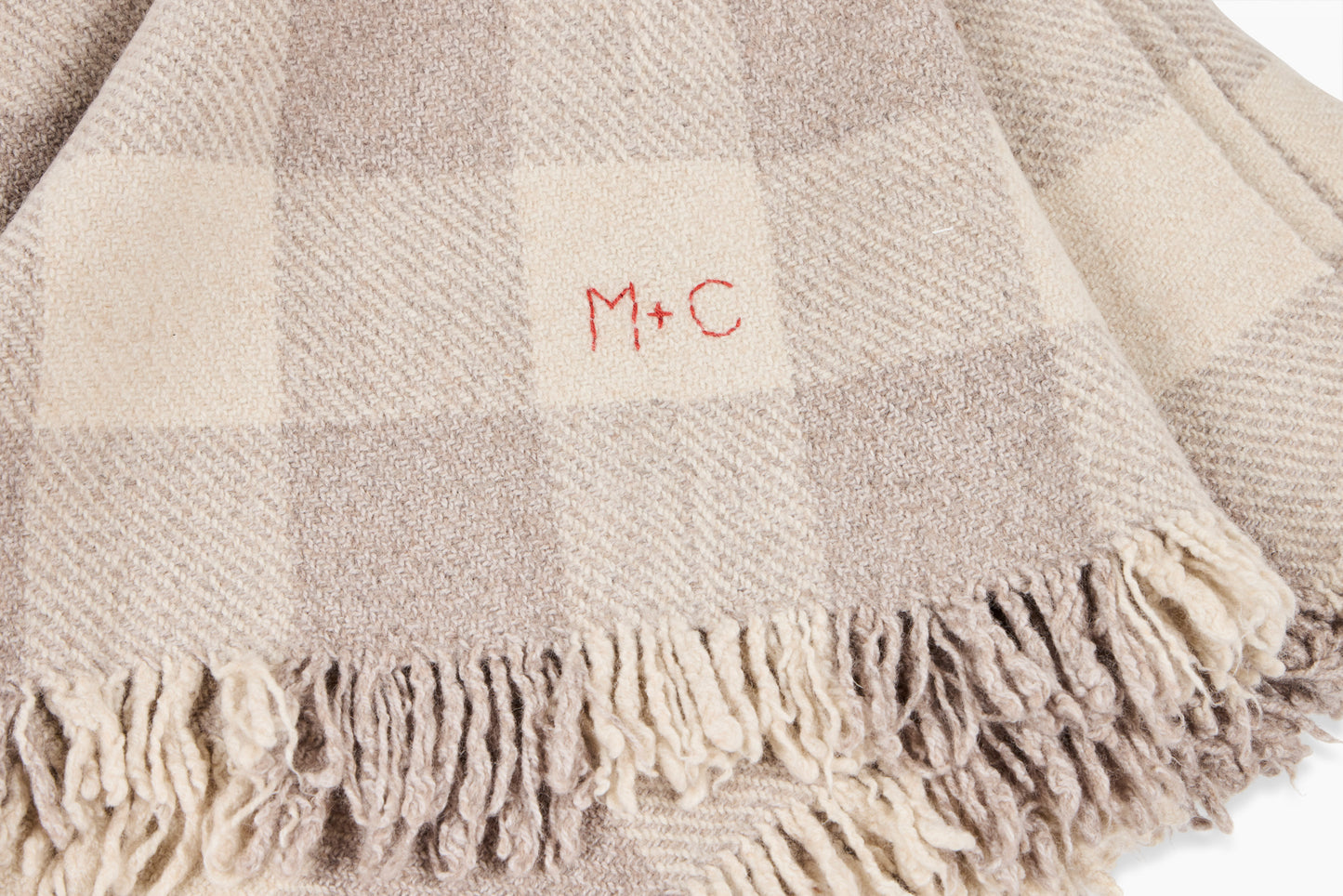 Marina Contro for Commune Woven Blanket Nebbia