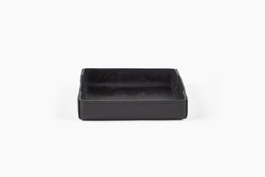 Peter Speliopoulos Black Square Leather Tray