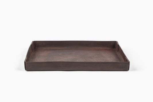 Peter Speliopoulos Chestnut Large Leather Tray