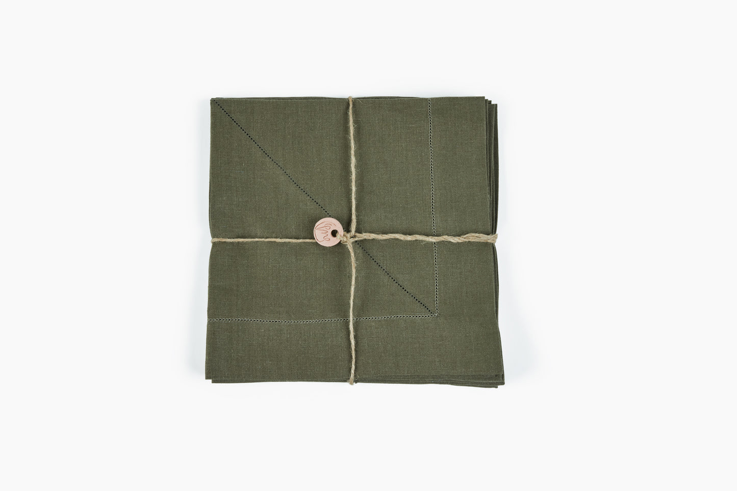 Peter Speliopoulos Green Linen Napkins