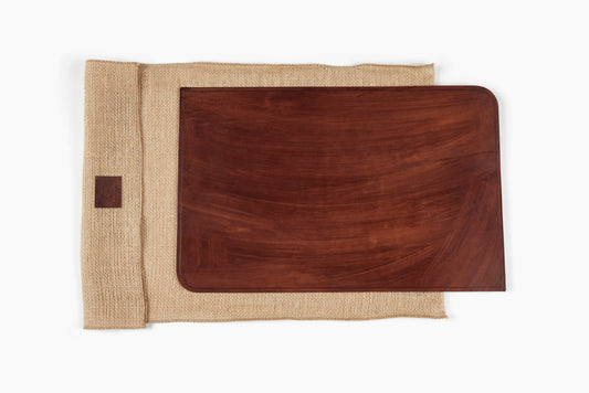 Peter Speliopoulos Redwood Rectangle Leather Placemats