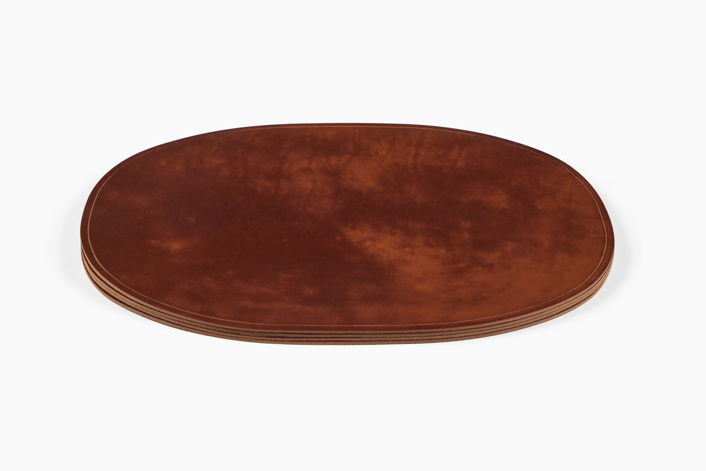 Peter Speliopoulos Camel Oblong Leather Placemats