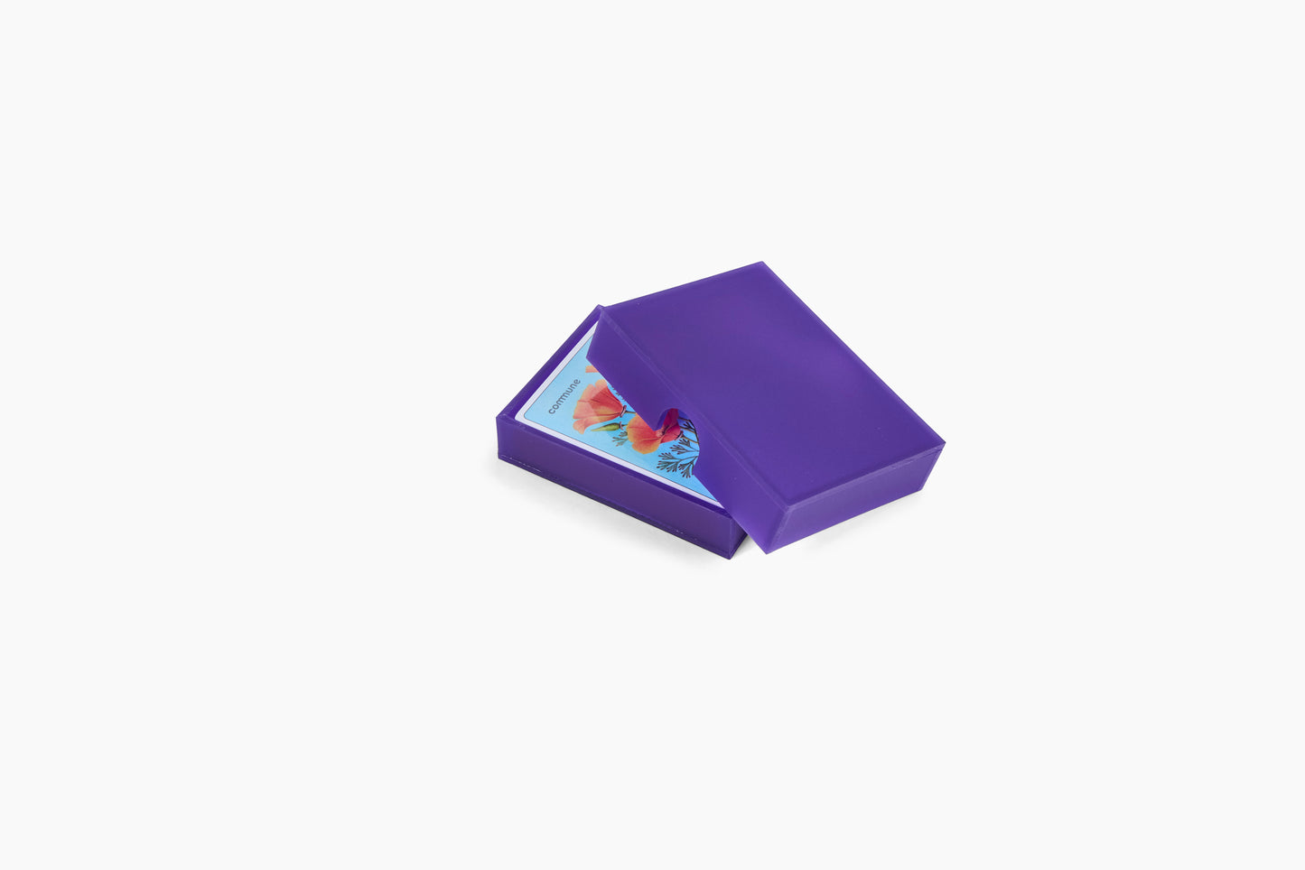 Los Angeles Wildflower Playing Cards Purple