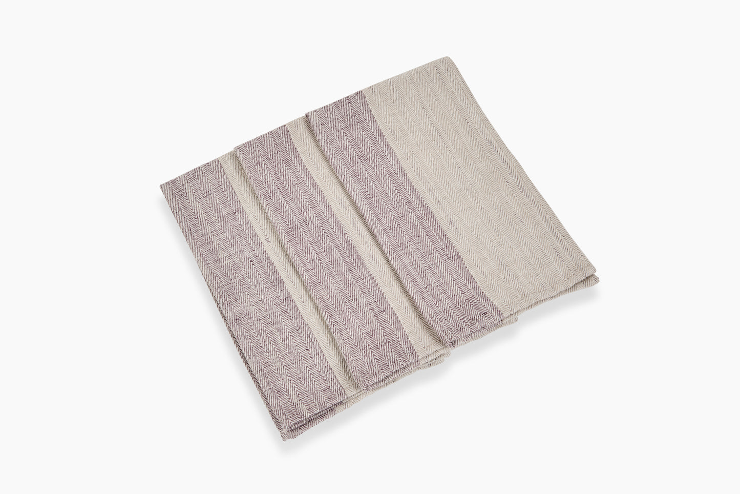 Commune Guest Towel Purple Stripe
