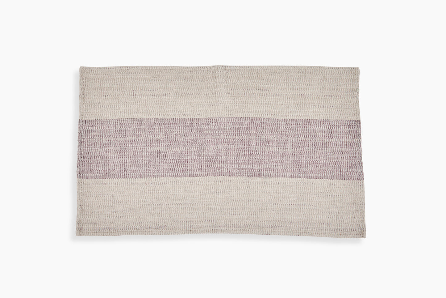 Commune Guest Towel Purple Stripe