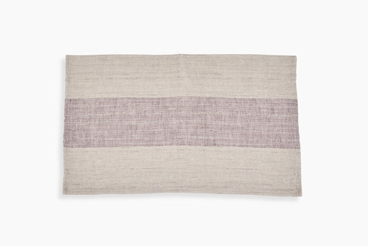 Commune Guest Towel Purple Stripe