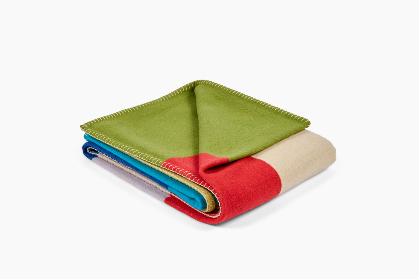 R+D LAB for Commune Abstrakt Blanket Citrine Green