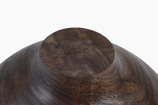 Shoji Morinaga Walnut Bowl