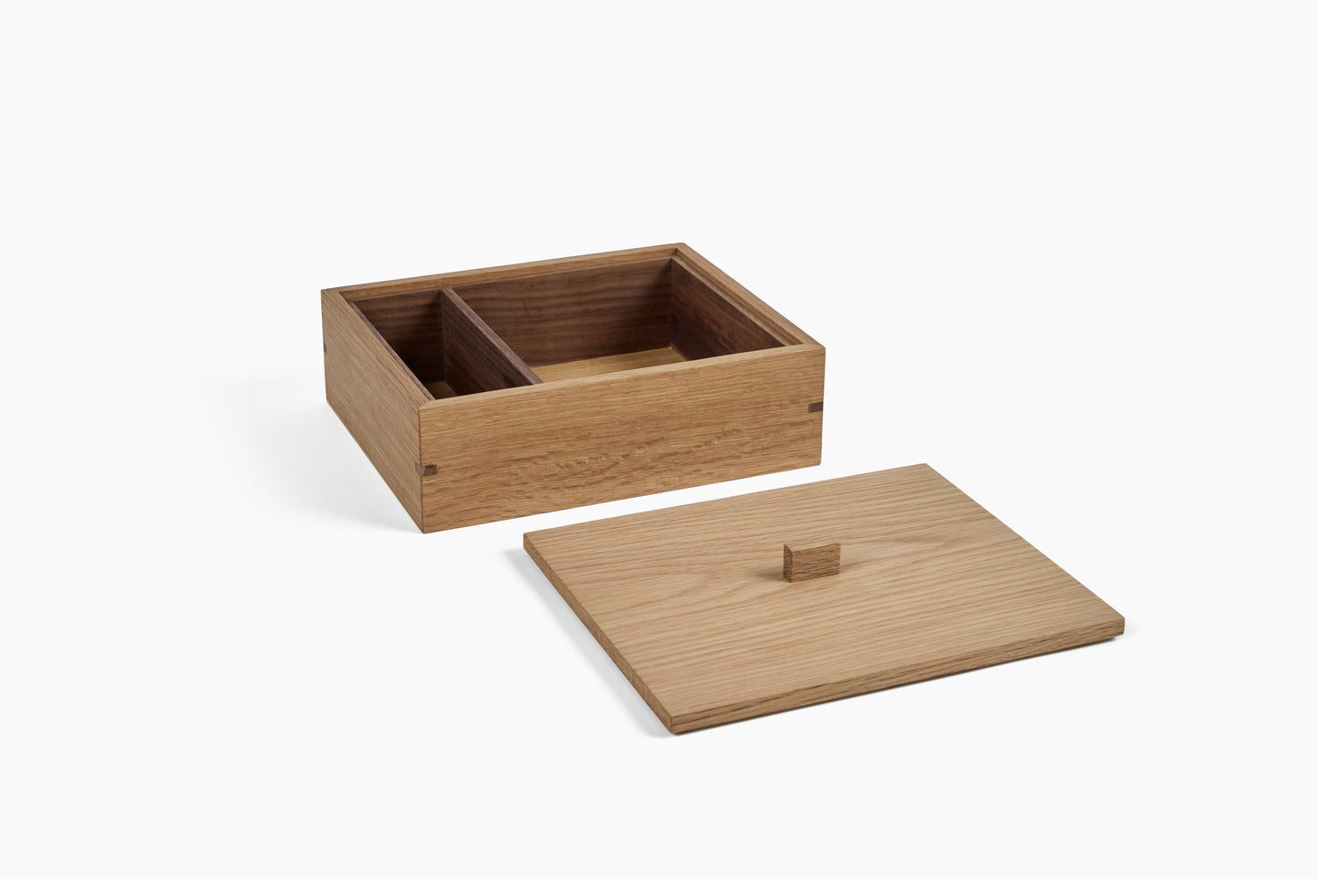 Summer Studio Small White Oak Box