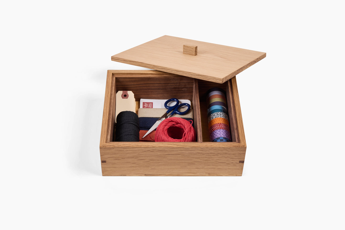 Summer Studio Small White Oak Box