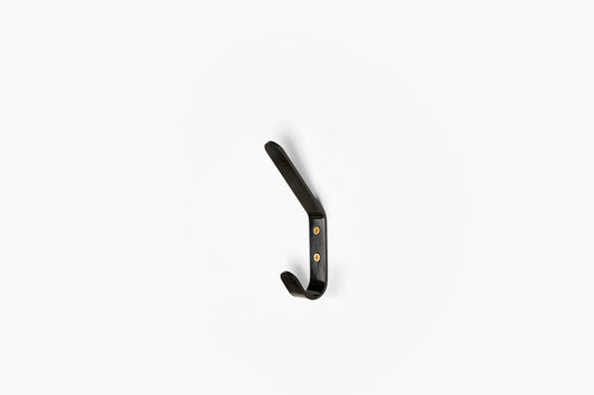 Commune Tab Hardware Collection Black Double Hook