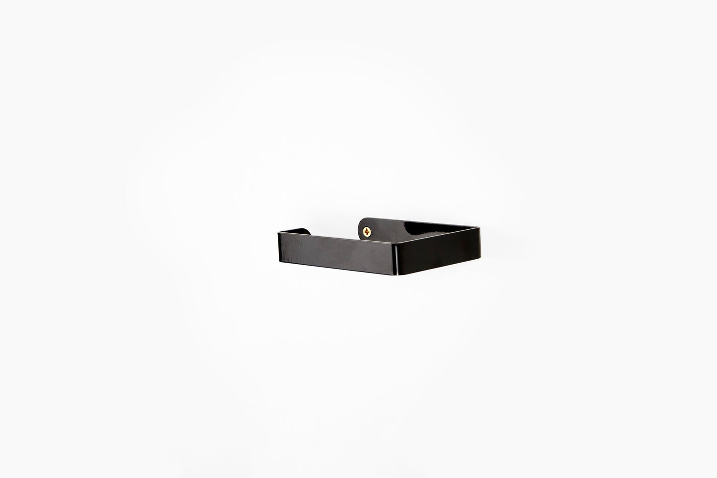 Commune Tab Hardware Black Toilet Paper Holder