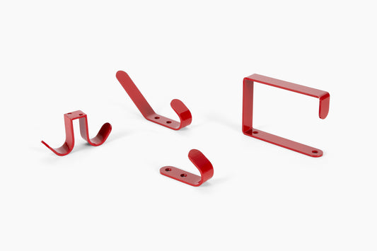 Commune Tab Hardware Red Single Hook