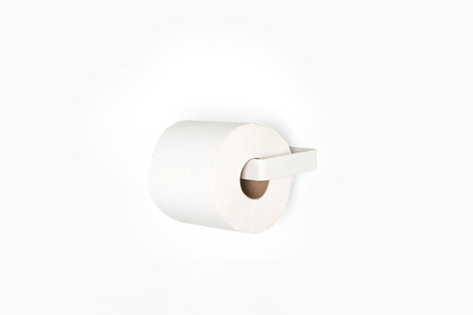 Commune Tab Hardware White Toilet Paper Holder