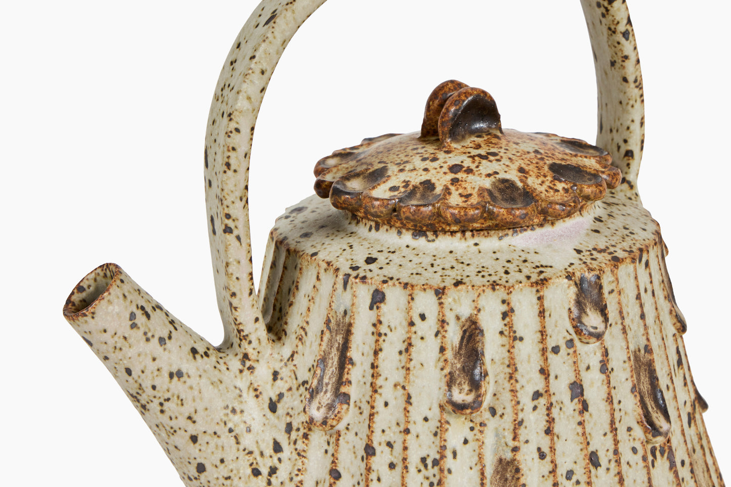 Zoe Dering for Commune Teapot Speckle Fluted Drip