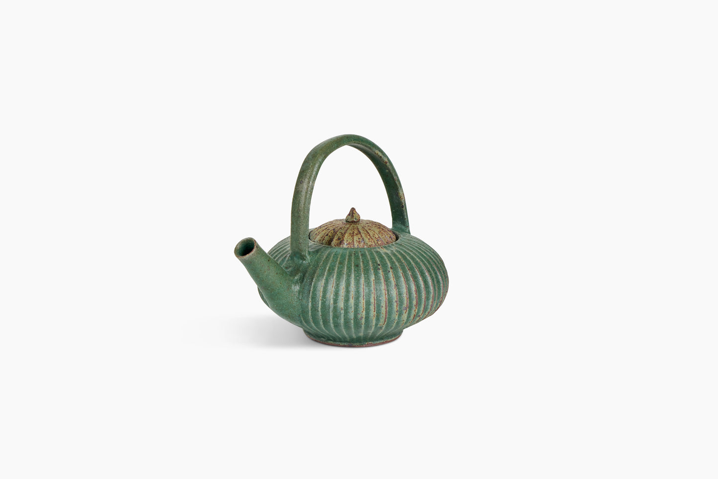 Zoe Dering for Commune Teapot Green Fluted