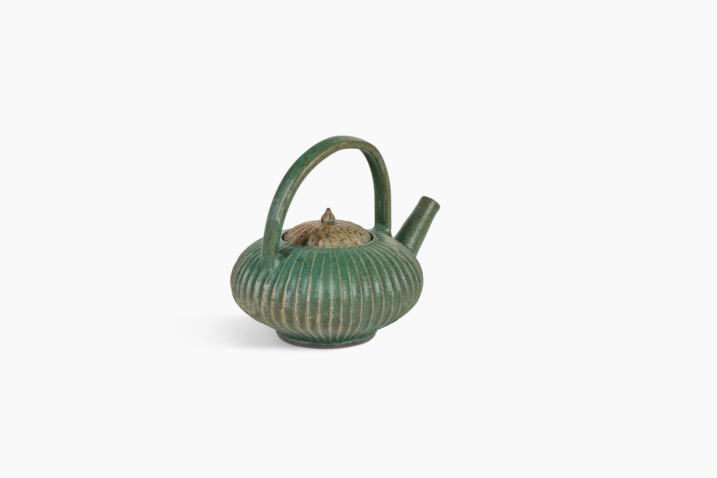 Zoe Dering for Commune Teapot Green Fluted