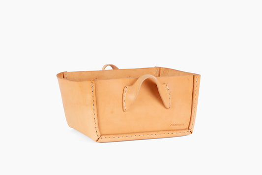 Andrew McAteer for Commune Small Square Leather Basket