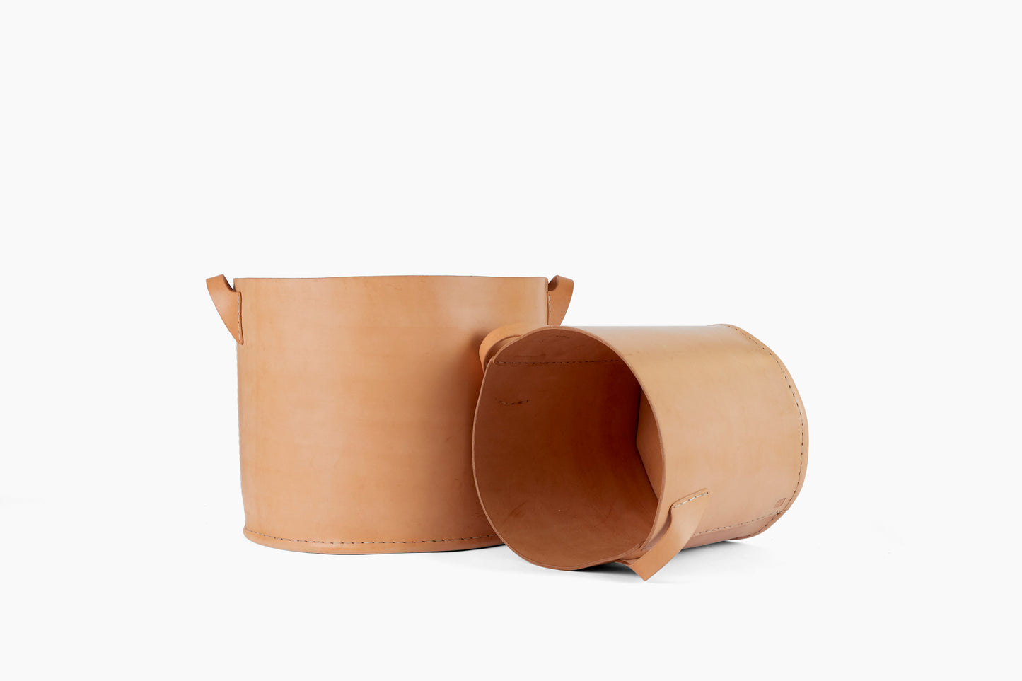 Andrew McAteer for Commune Large Round Leather Basket