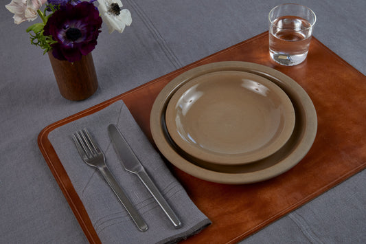 Peter Speliopoulos for Commune Rectangle Leather Placemats