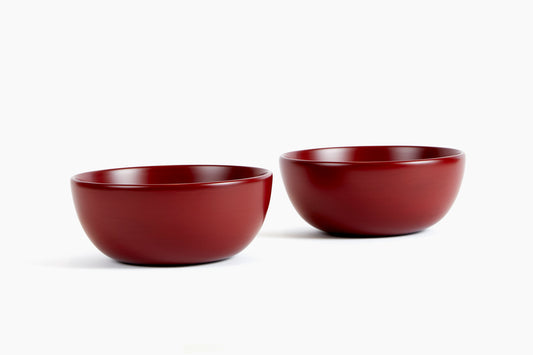 Shoji Morinaga Red Lacquer Bowl
